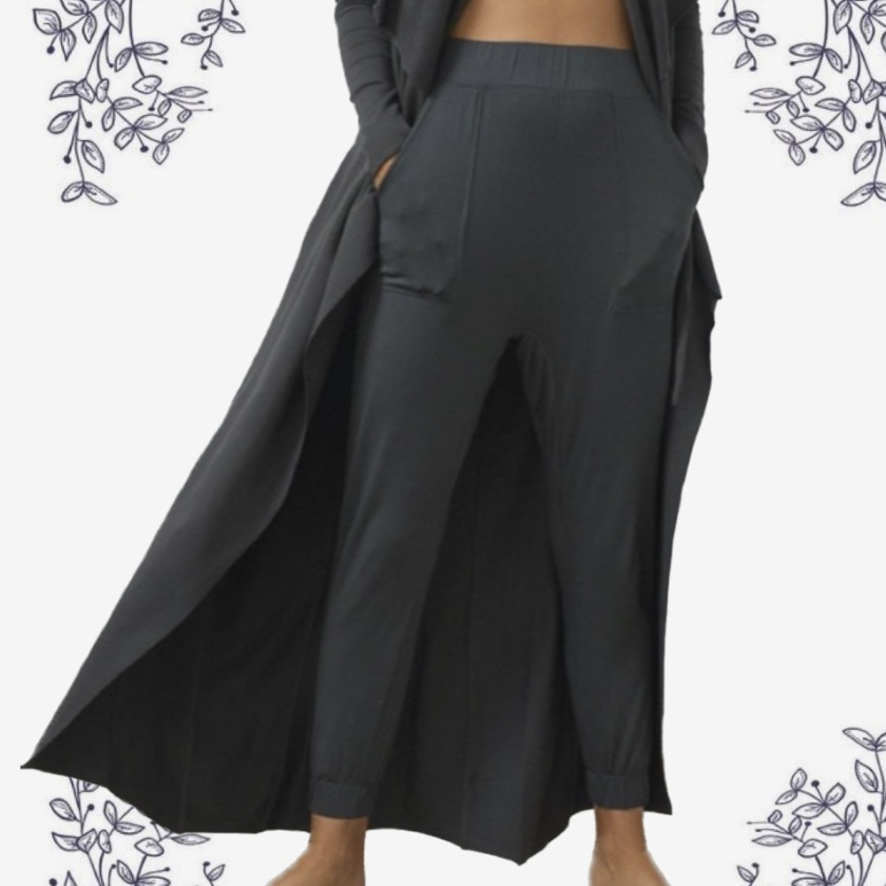 Lunya Soft Modal Draped Joggers Gray